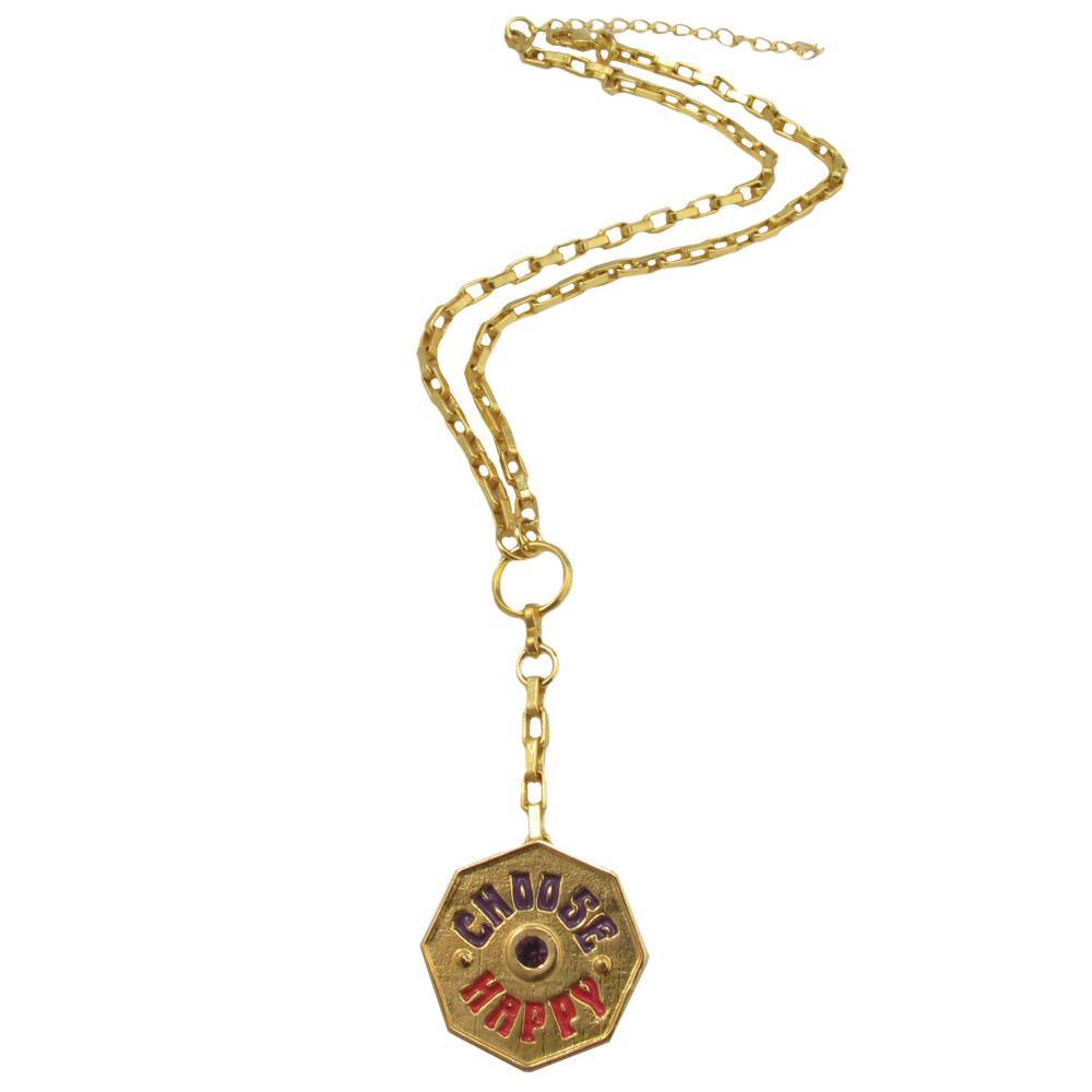 CHOOSE HAPPY NECKLACES - Pajarolimon Colombia