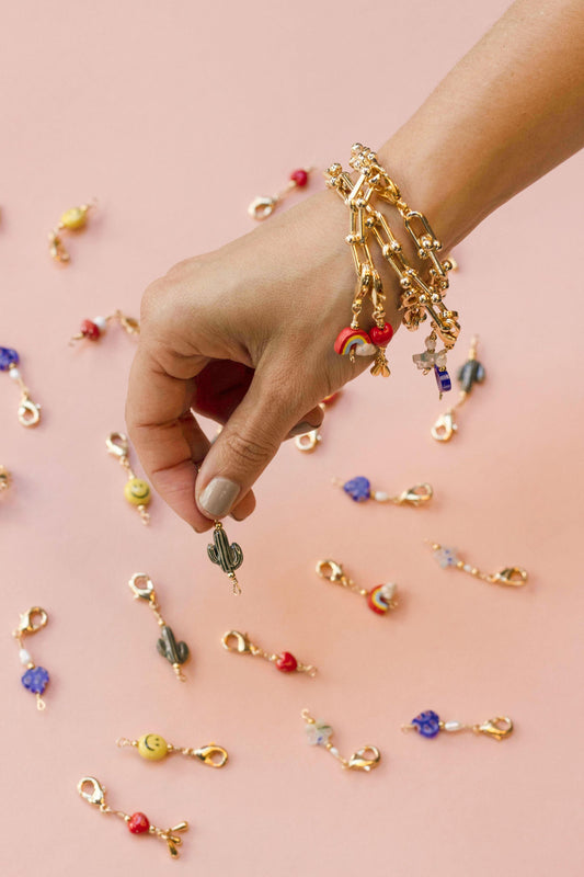 RAINBOW + HEART CHARMS - charms para mujer - Pajarolimon Colombia