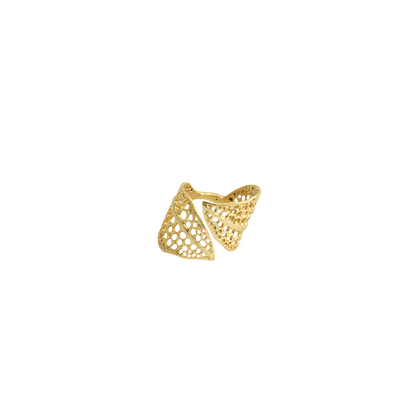 RAIN LEAF RING