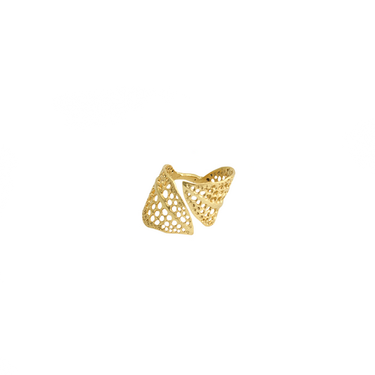 RAIN LEAF RING