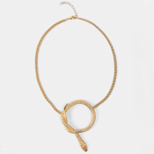 COLLAR SERPIENTE GRANDE VELEZ BY PAJAROLIMON - Pajarolimon Colombia