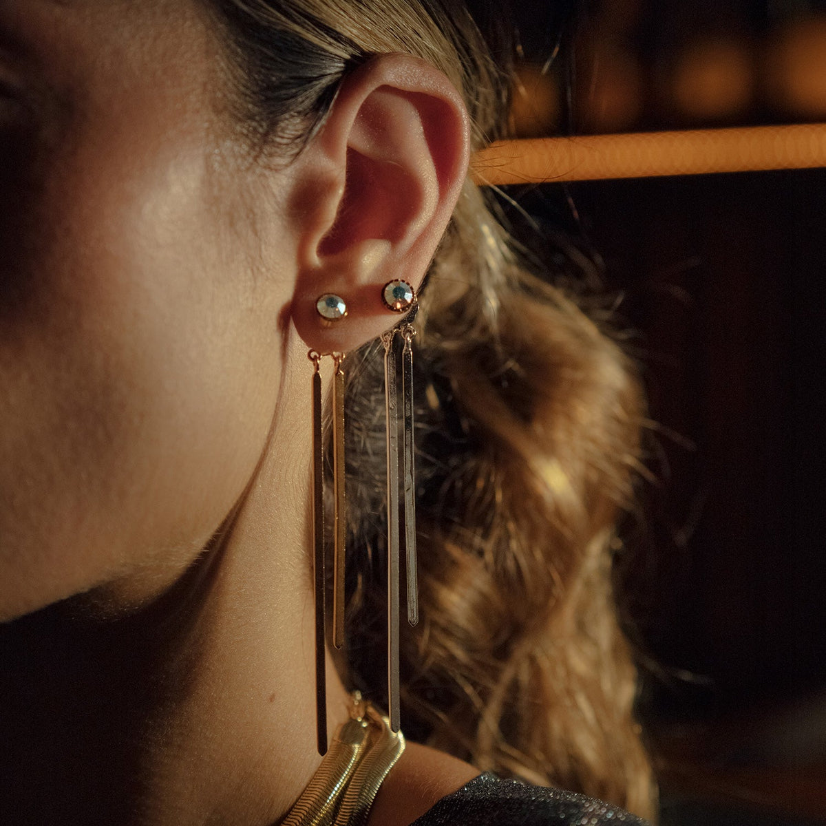 STUMIN EARRINGS SILVER