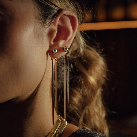 STUMIN EARRINGS SILVER