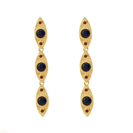 ESLABOR EARRINGS BLUE