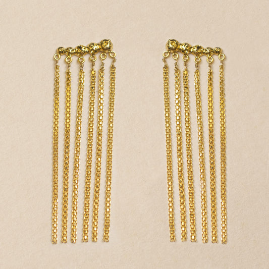 ARETES LARGO COMETA - Pajarolimon Colombia