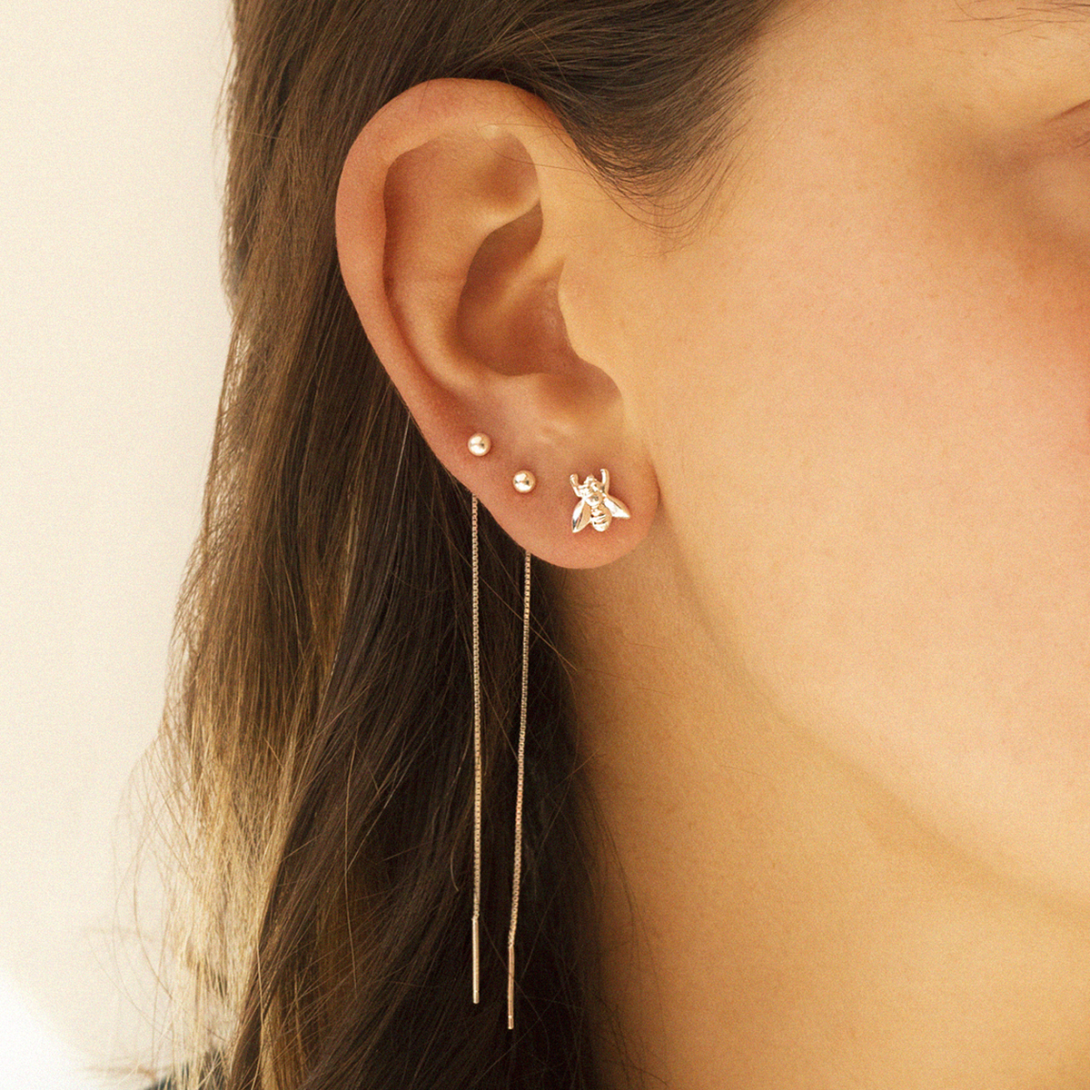 STUD BIBA SILVER