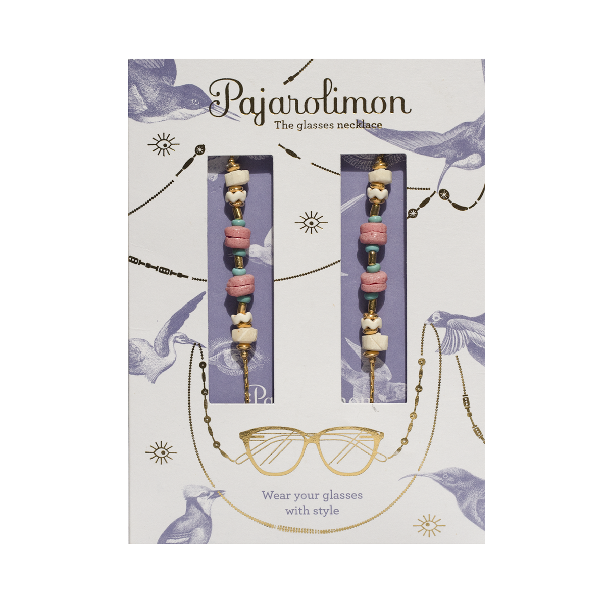 CADENA DE GAFAS MASK CHAIN LUCKY - Pajarolimon Colombia
