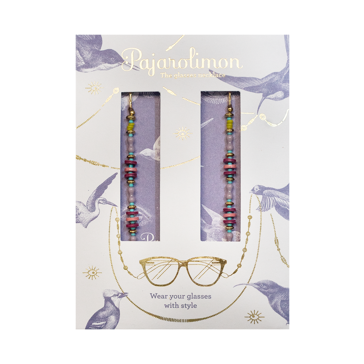 SWEET  GLASSES NECKLACE