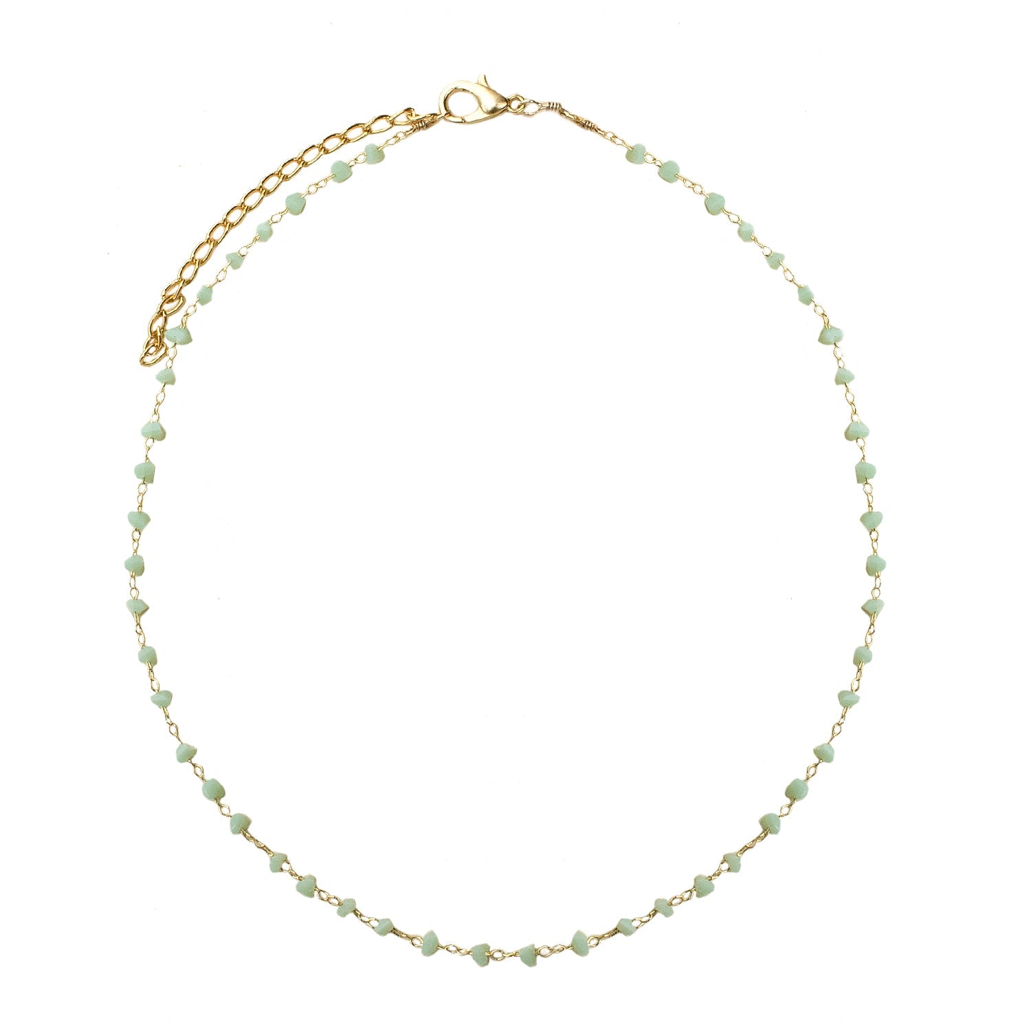 CRISTAL GREEN NECKLACE