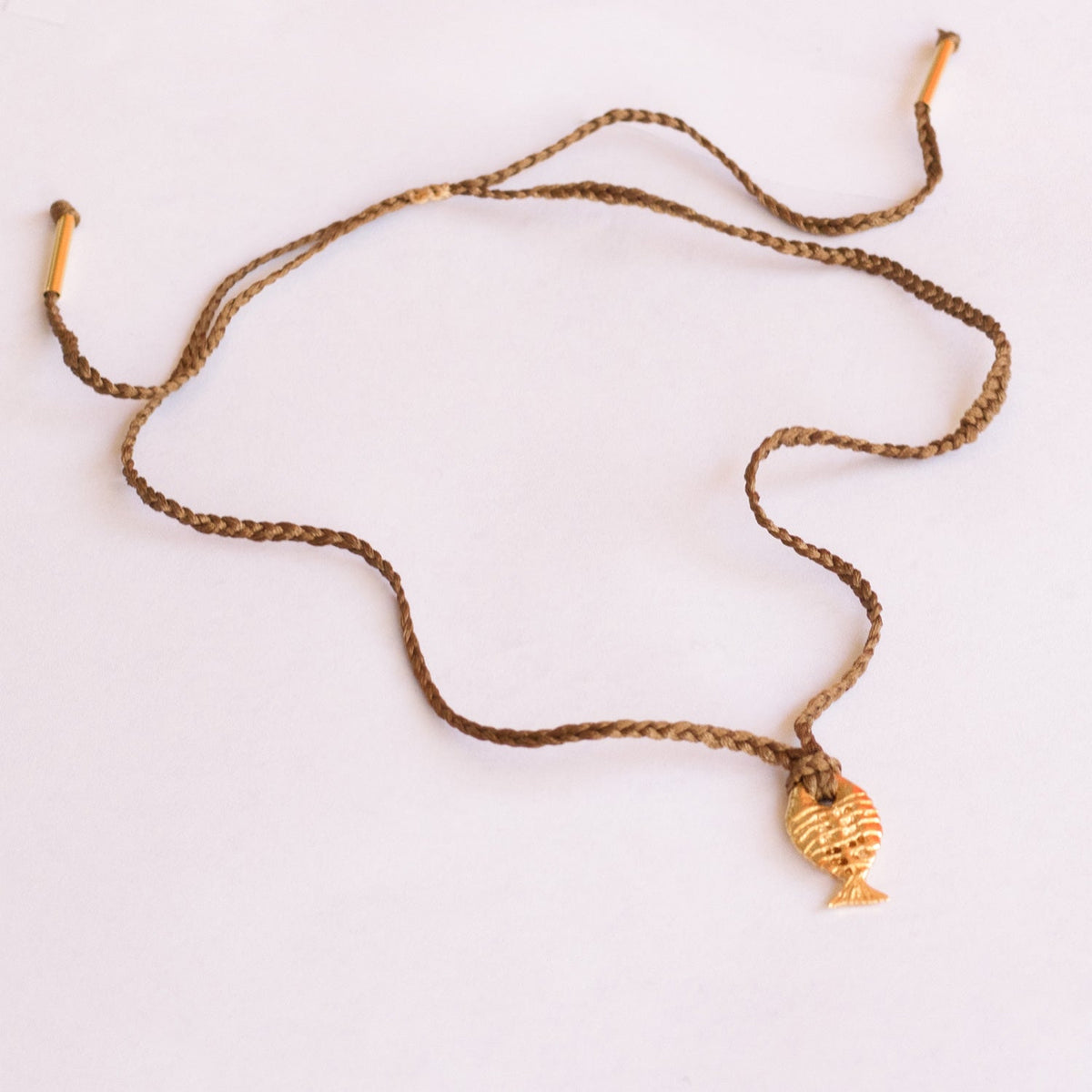 BROWN DUPLI NECKLACE