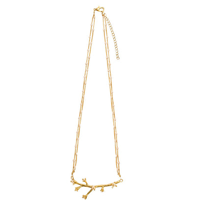 COLLAR PENSAMIENTO PERLA
