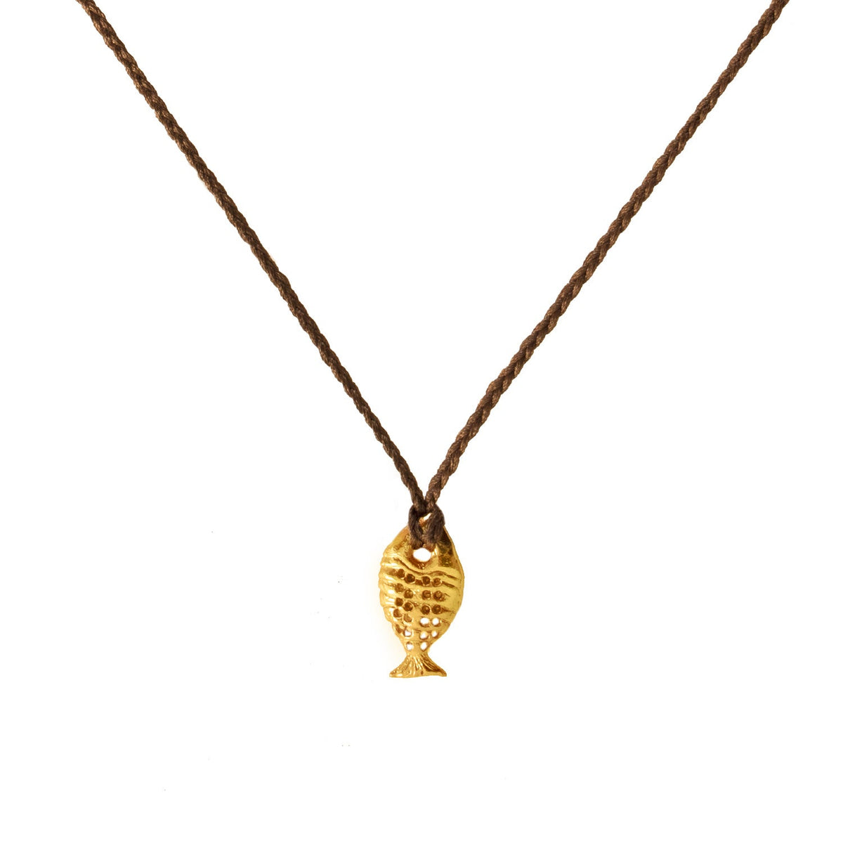 BROWN DUPLI NECKLACE