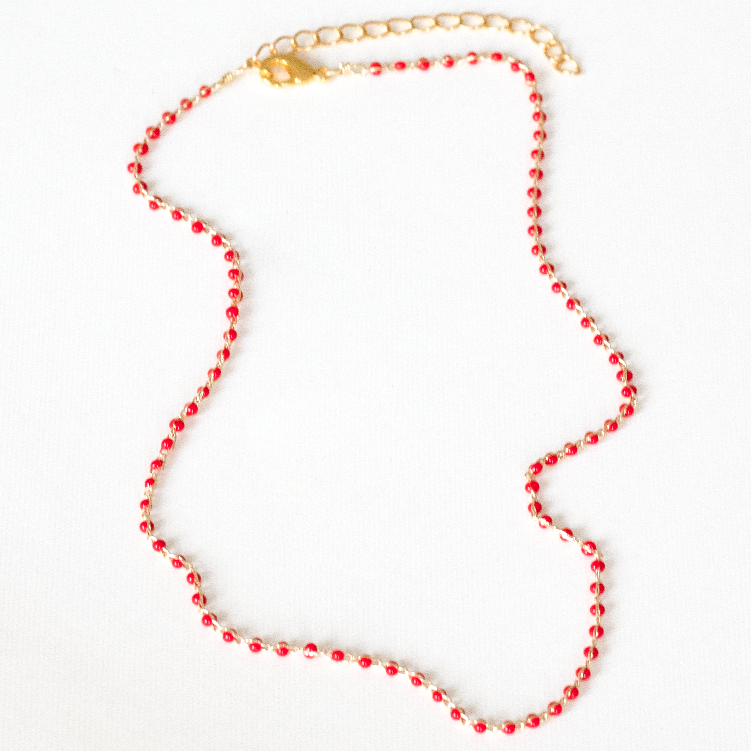 PAT NECKLACE RED