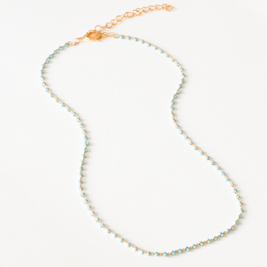 PAT NECKLACE BLUE