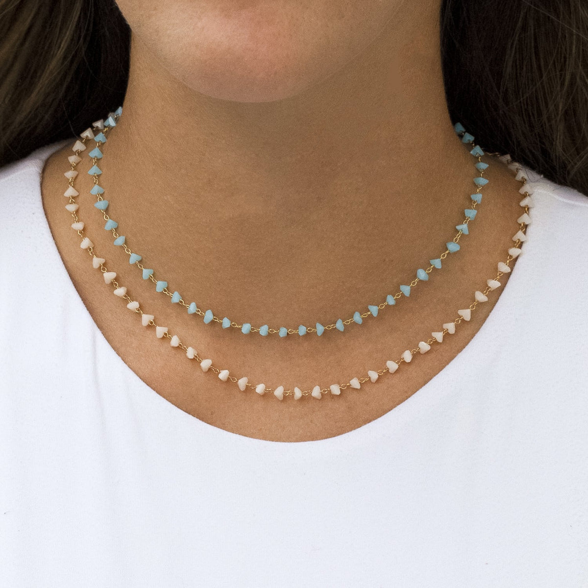 CRISTAL WHITE NECKLACE
