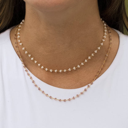 CRISTAL WHITE NECKLACE