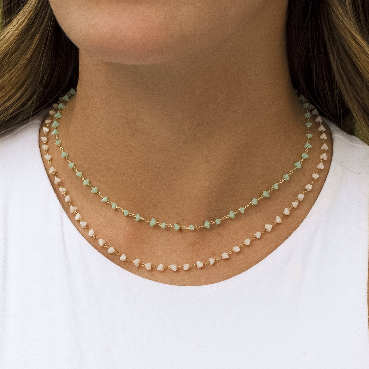 CRISTAL GREEN NECKLACE