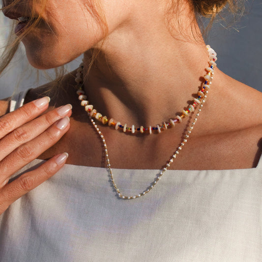 PAT NECKLACE WHITE