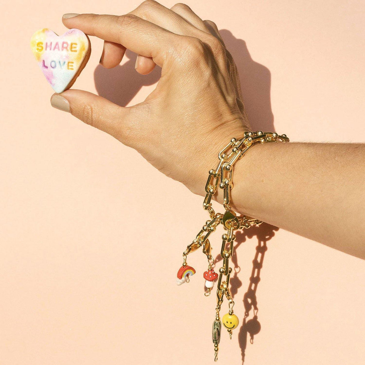 RAINBOW + MUSHROOM CHARMS - charms para mujer - Pajarolimon Colombia