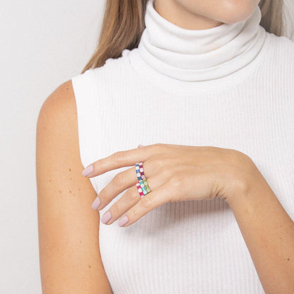 GRAFFITI RING - The Garden Architects, Ring para mujer - Pajarolimon Colombia