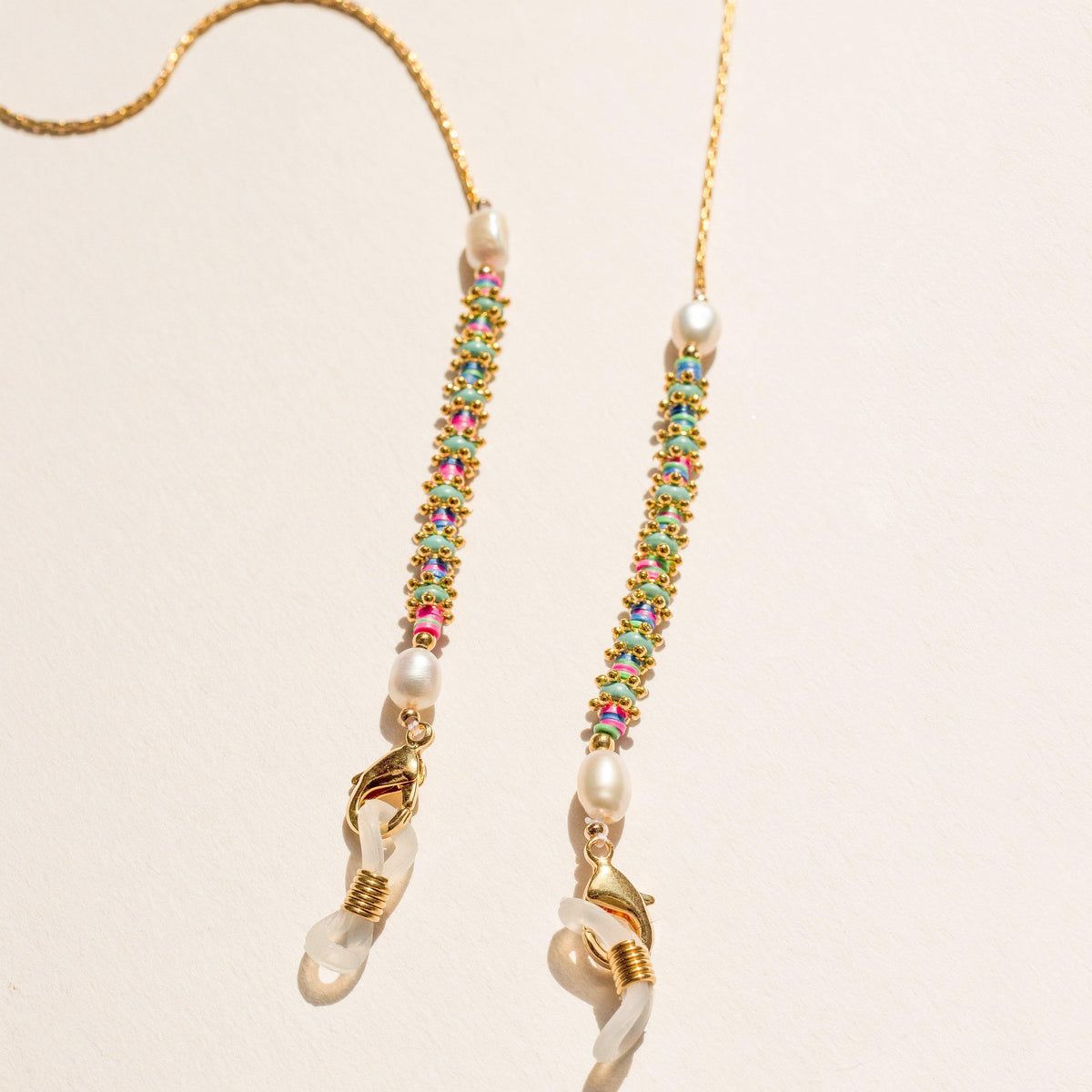 CADENA DE GAFAS / MASK CHAIN PEACH - Pajarolimon Colombia