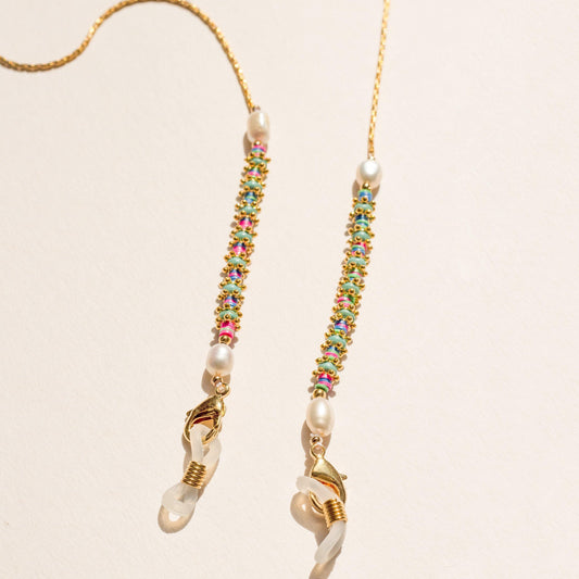 CADENA DE GAFAS / MASK CHAIN PEACH - Pajarolimon Colombia