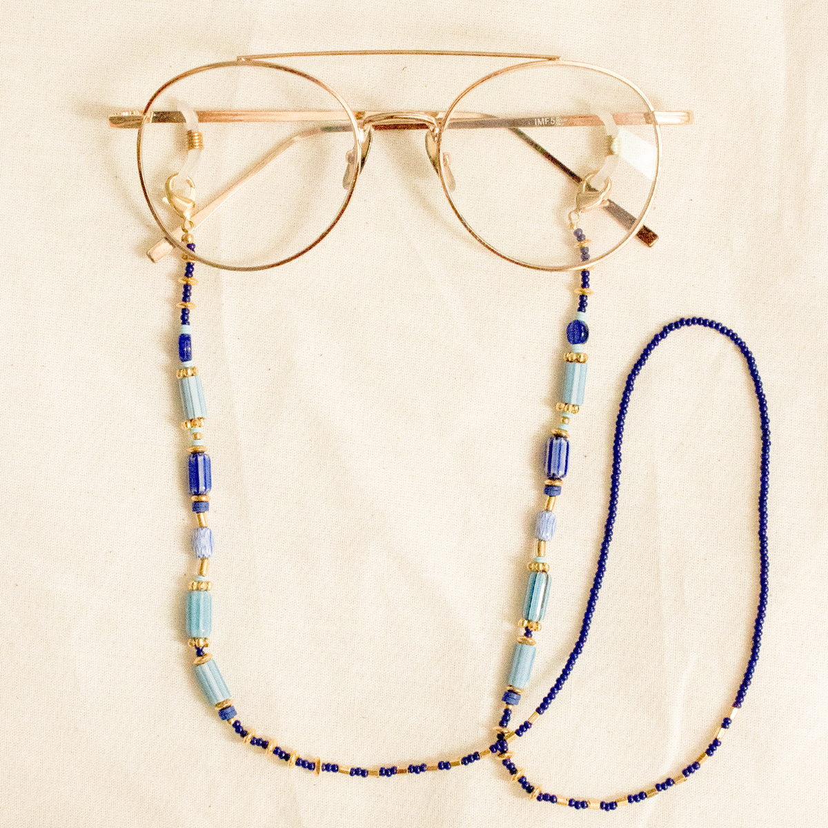Cadena de gafas Mask Chain azul - Pajarolimon Colombia