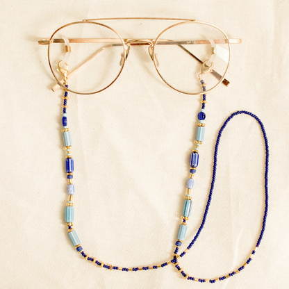 Cadena de gafas Mask Chain azul - Pajarolimon Colombia