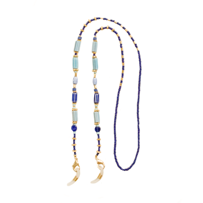 Cadena de gafas Mask Chain azul - Pajarolimon Colombia