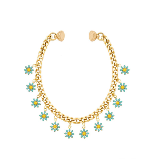 PULSERA MARGARITA AZUL