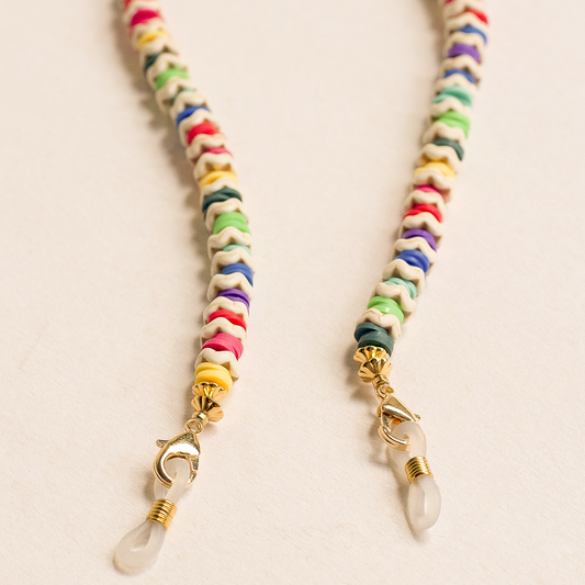 CADENA DE GAFAS MASK CHAIN RAINBOW - Pajarolimon Colombia